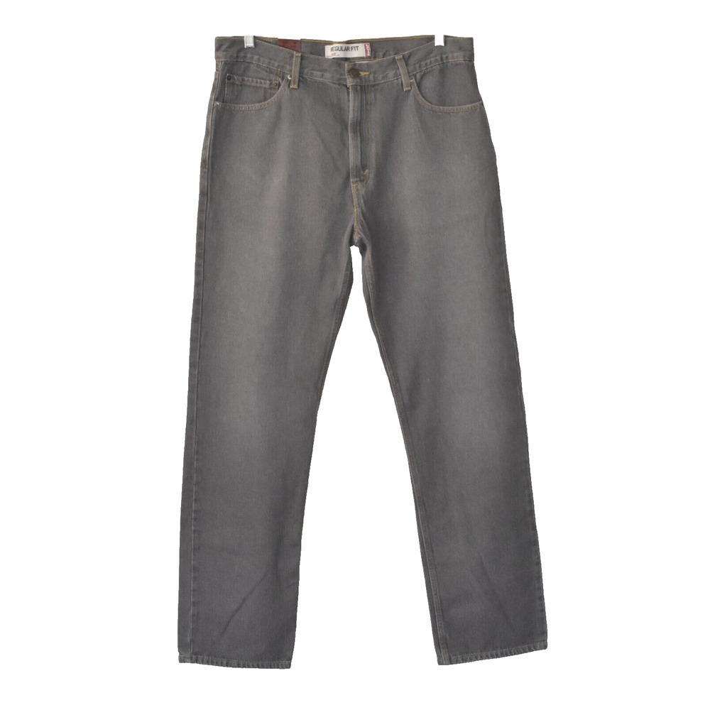A8 NWT LEVI STRAUSS 505 Regular Straight Fit Straight Leg Jeans Size W36 L34